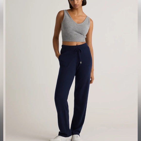 QUINCE  Mongolian Cashmere Straight Leg Pants SIZE S - Picture 9 of 13